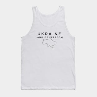 Ukraine Land of Freedom Tank Top